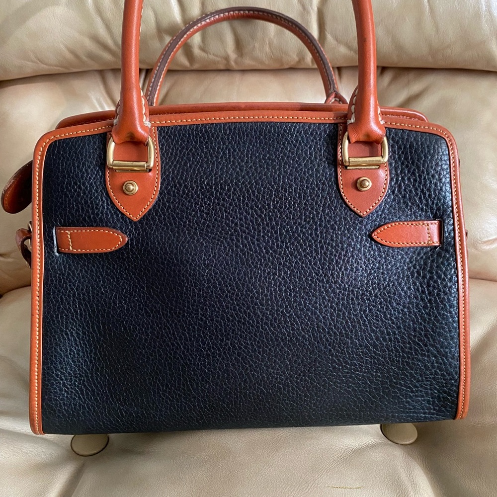 LKNW Vintage Dooney & Bourke Pebbled Leather Satchel Buckle AWL - Picture 2 of 15